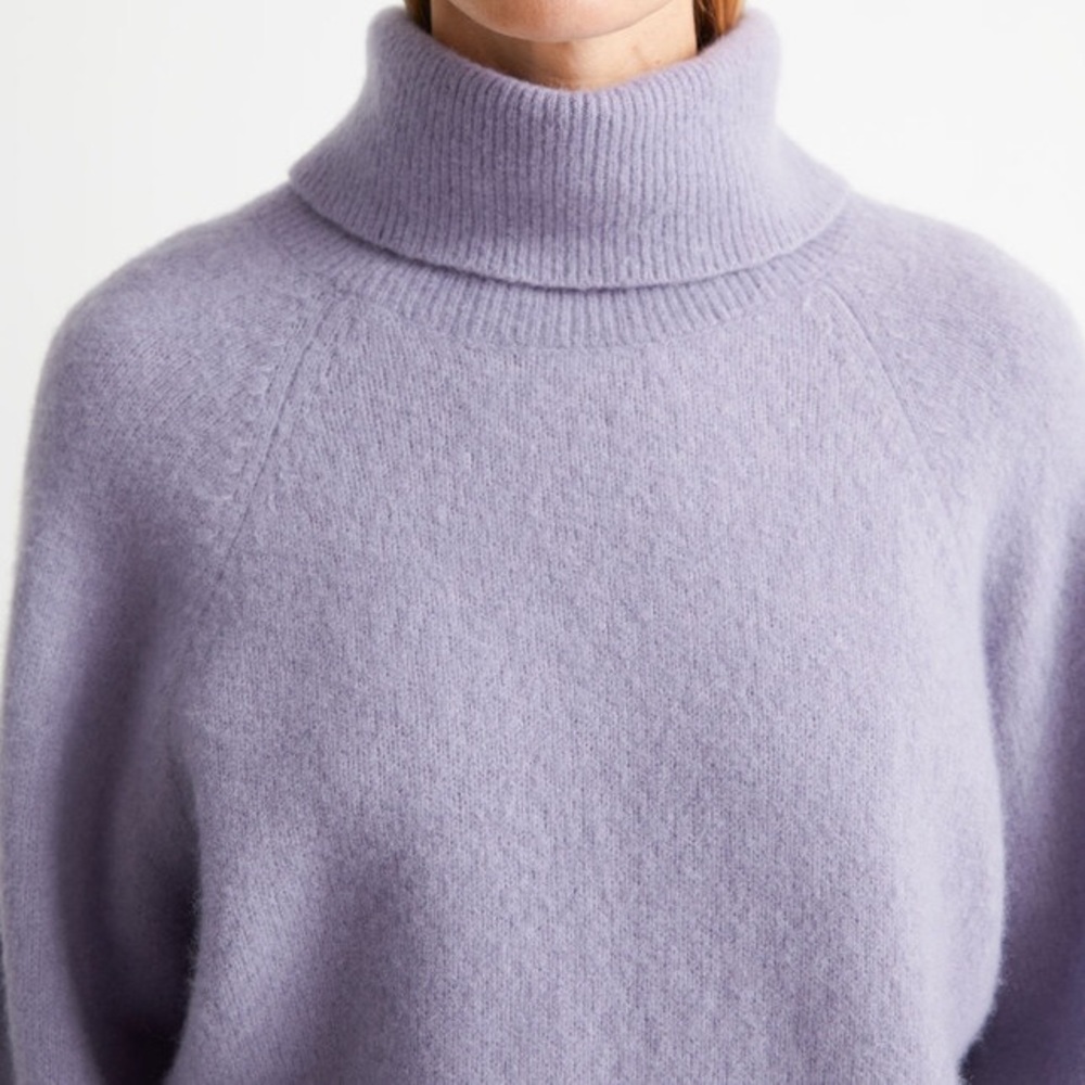 Splendid purple turtleneck
